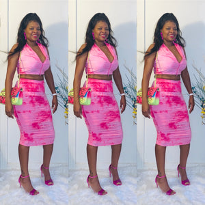 Thinking Sweet Tye Dye Skirt Set - Tamaracloset