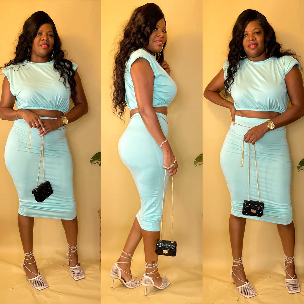 CAME IN HOT SKIRT SET