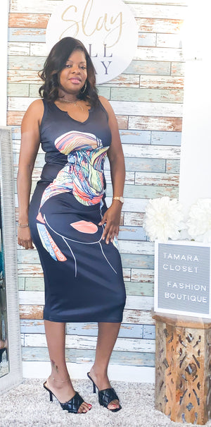 Kensie Midi Dress