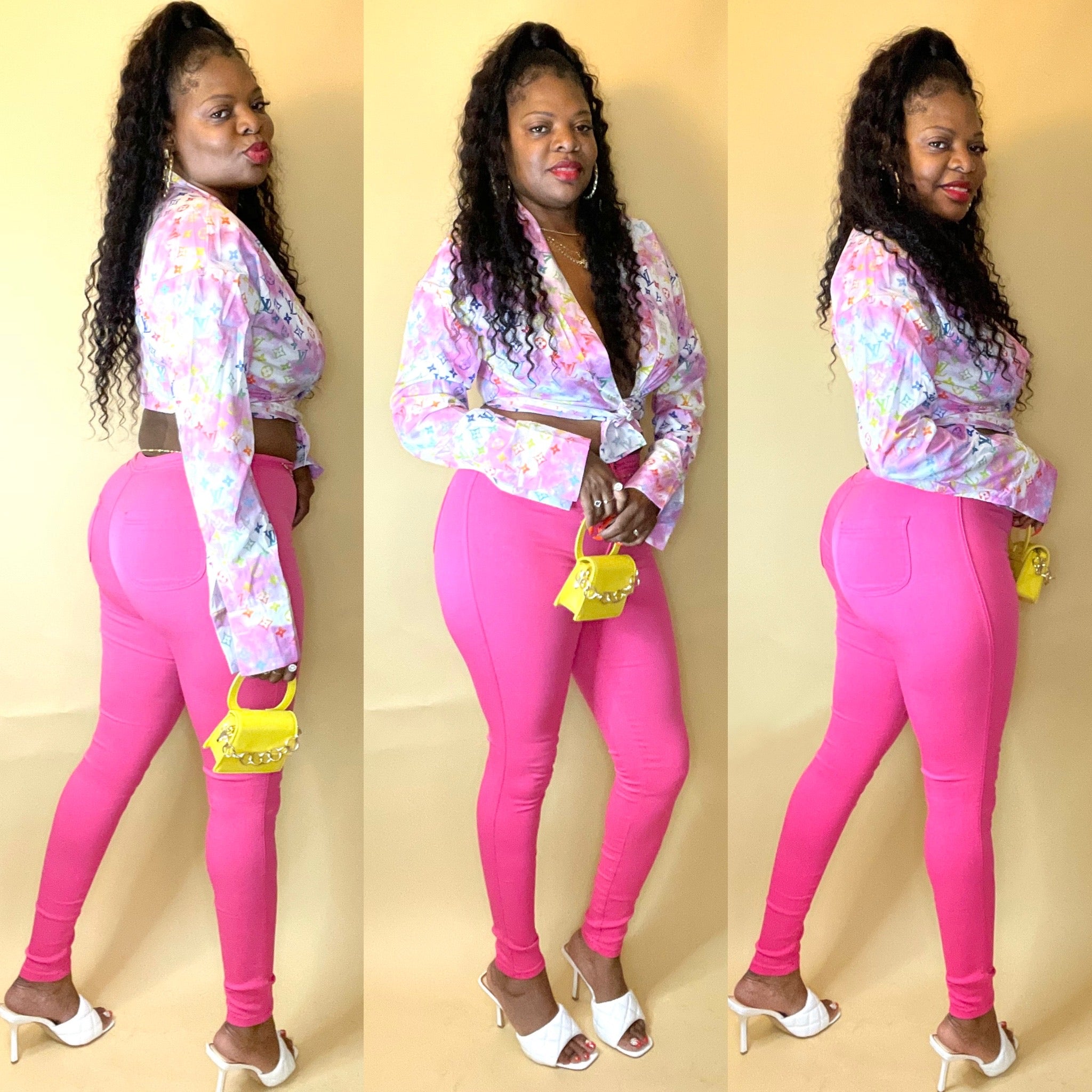 Shades Of Pink LV Blouse