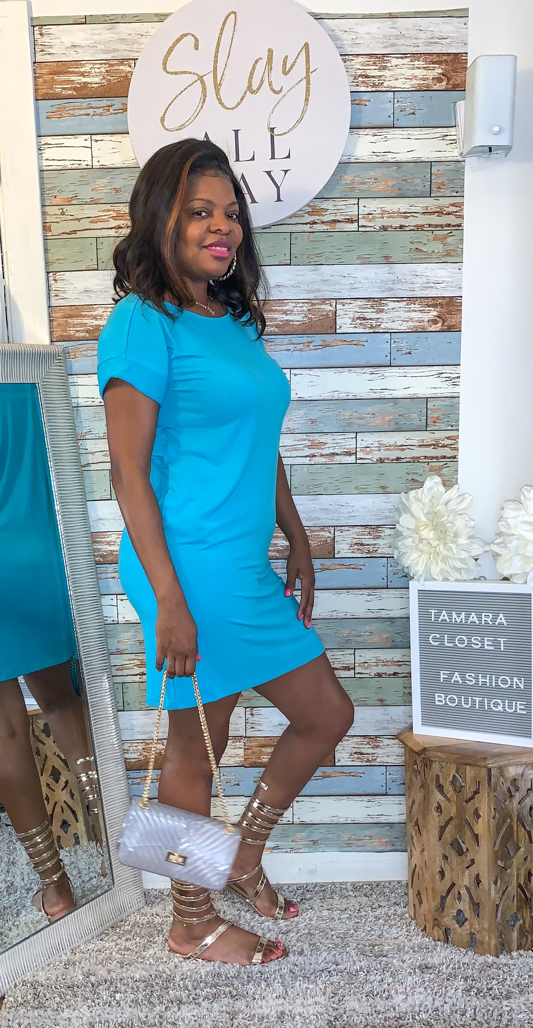Icee Blue T Dress