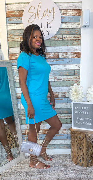 Icee Blue T Dress