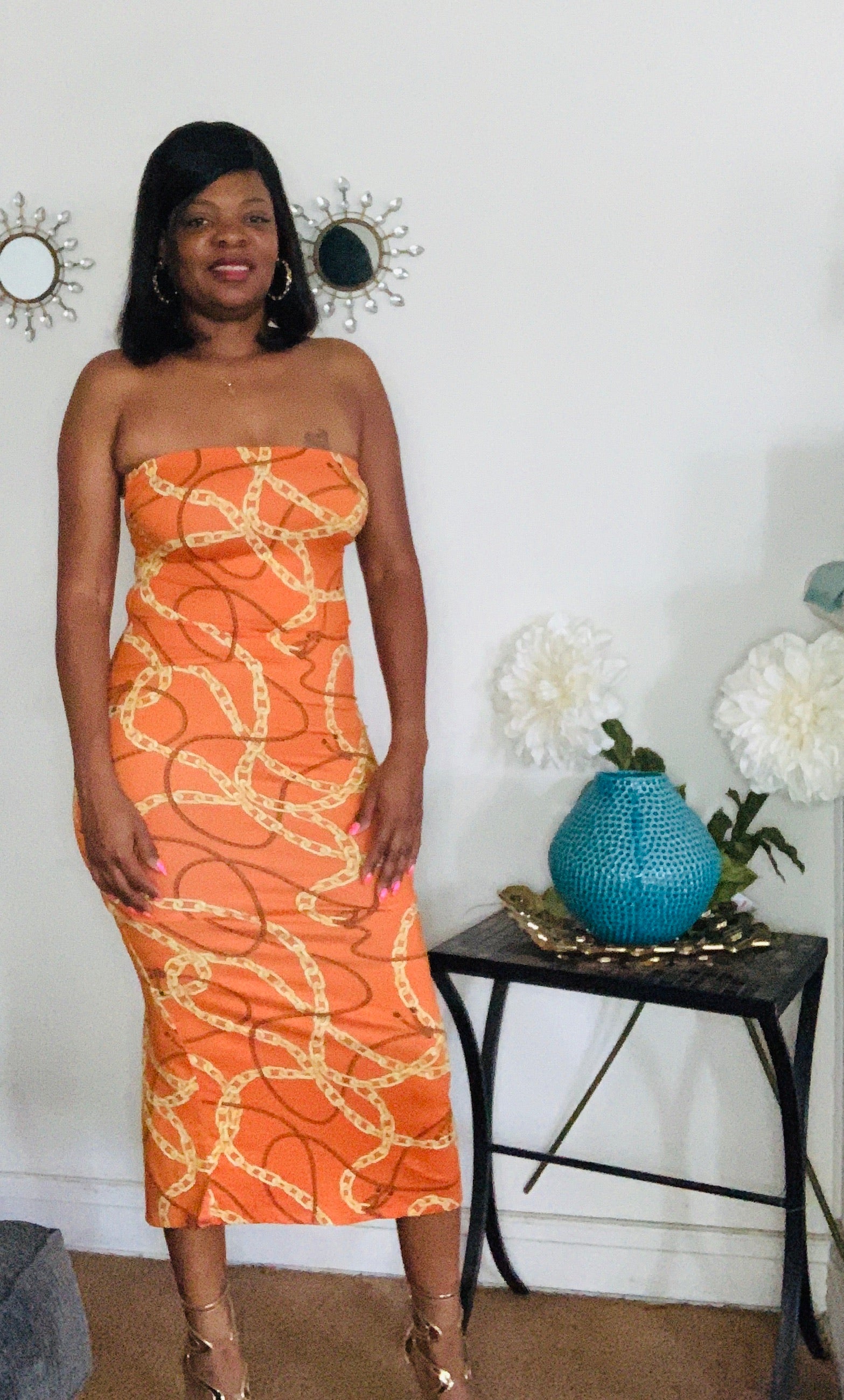 CHAIN REACTION TUBE DRESS - Tamaracloset