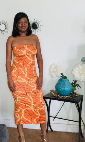CHAIN REACTION TUBE DRESS - Tamaracloset