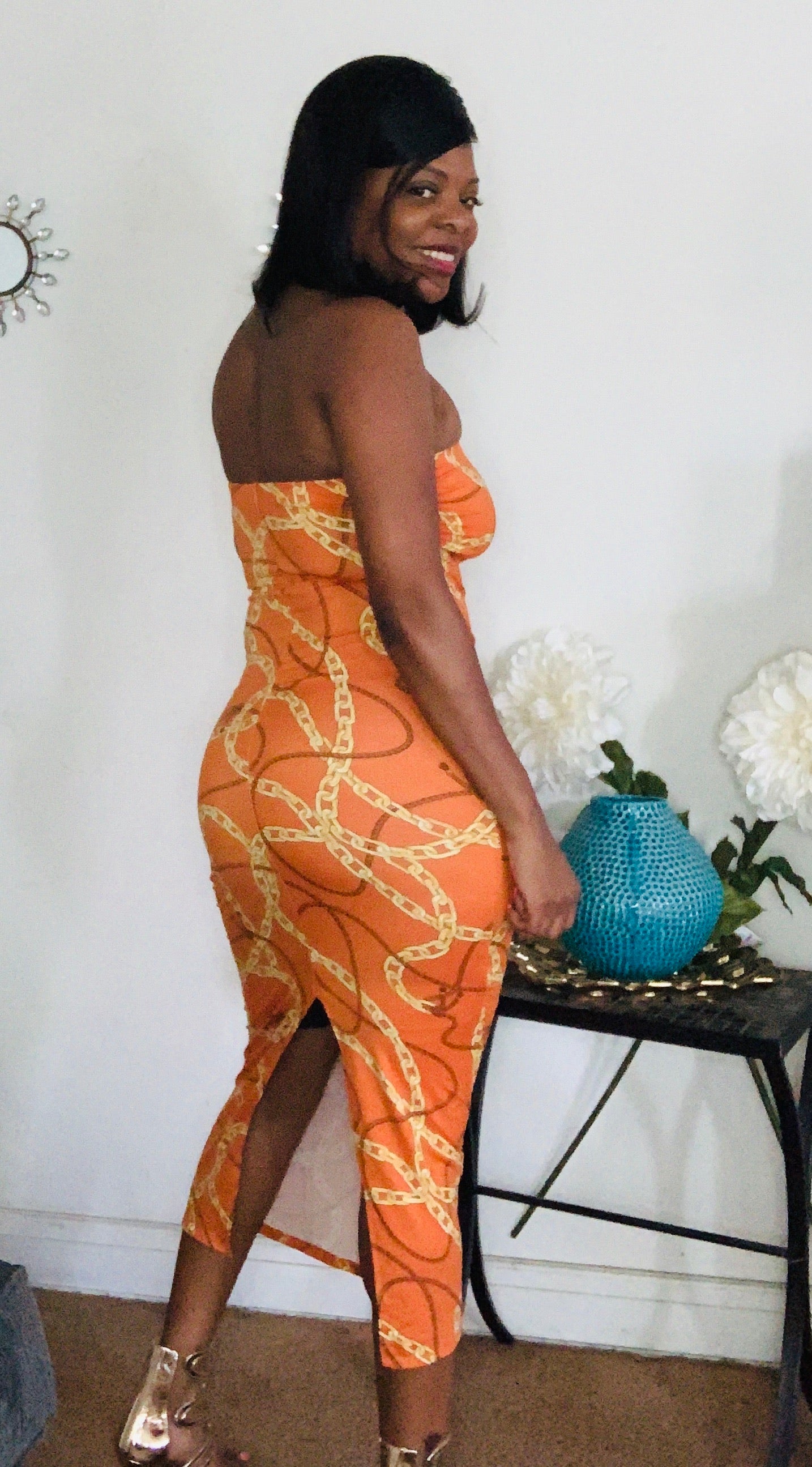 CHAIN REACTION TUBE DRESS - Tamaracloset