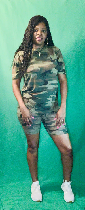 CAMO SHORTS SET - Tamaracloset