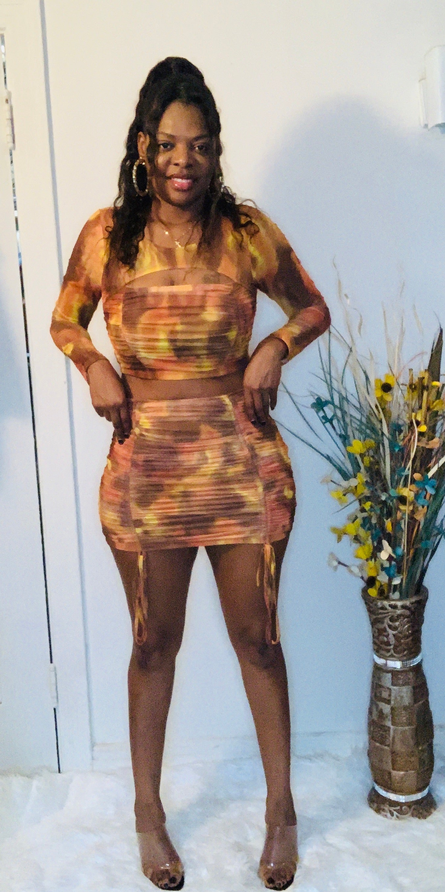 Tie Dye Skirt Set - Tamaracloset