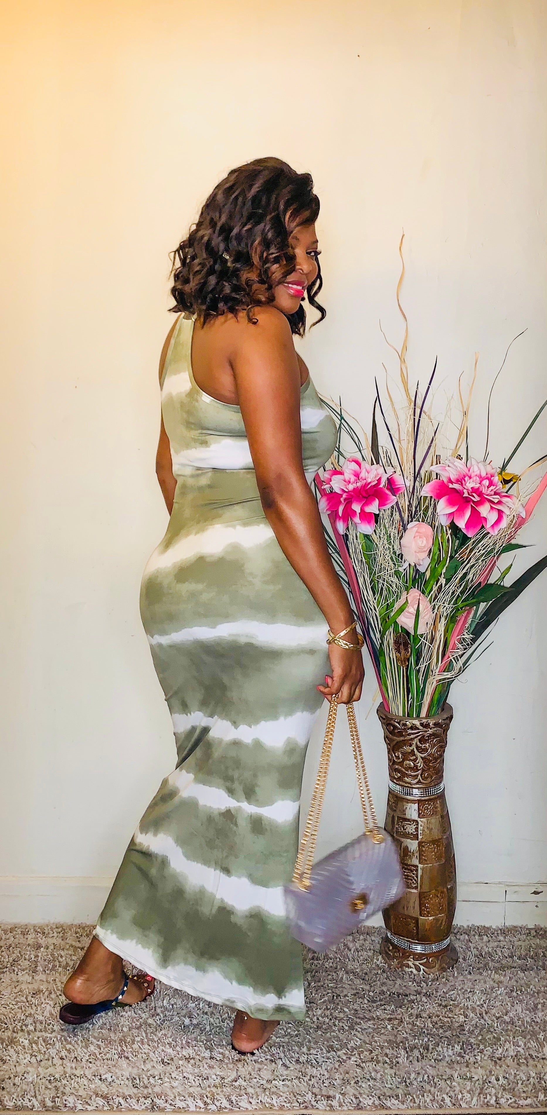 Olive Maxi Dress