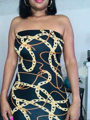 CHAIN REACTION TUBE DRESS - Tamaracloset