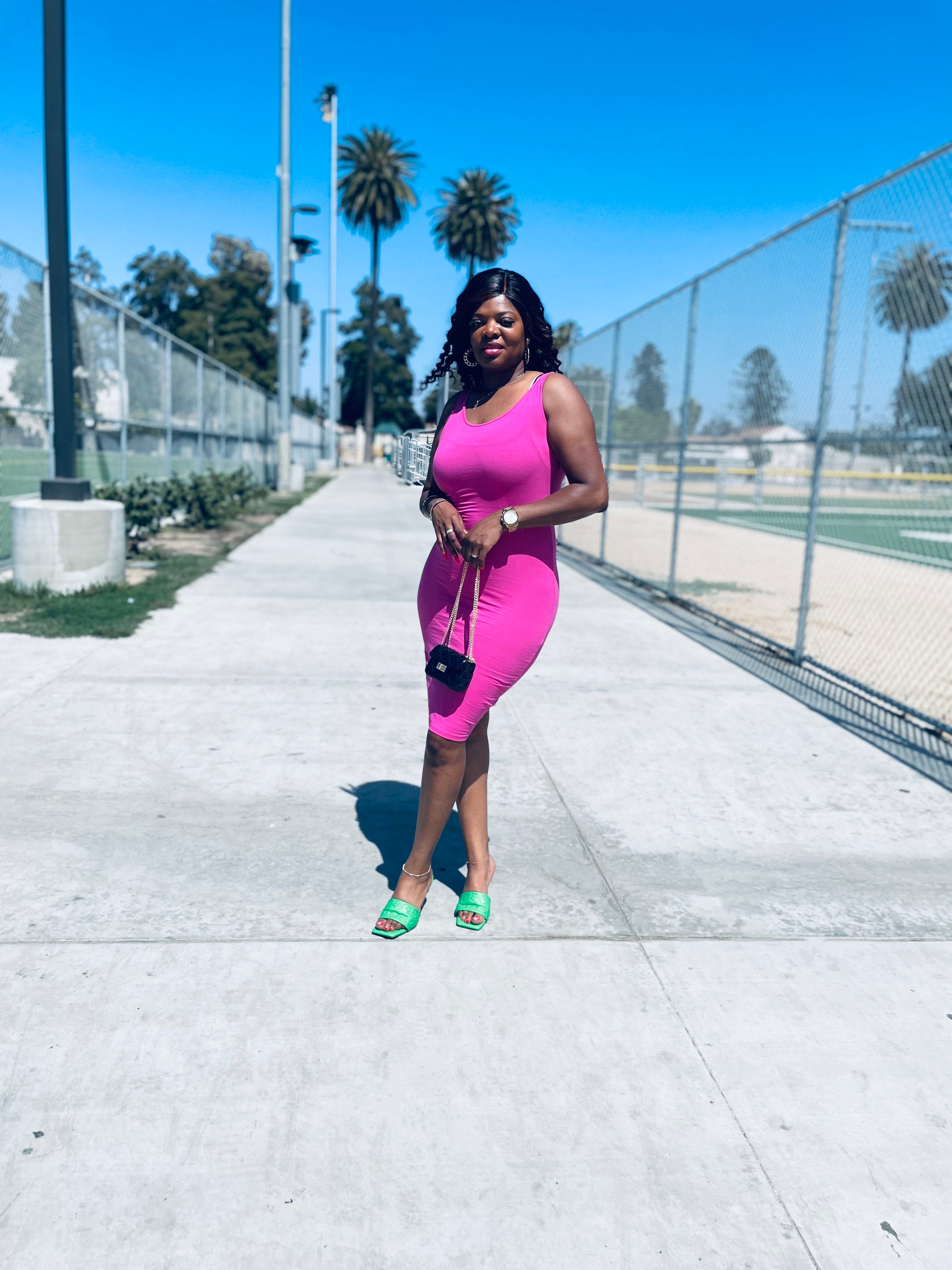 Gia Dress in pink