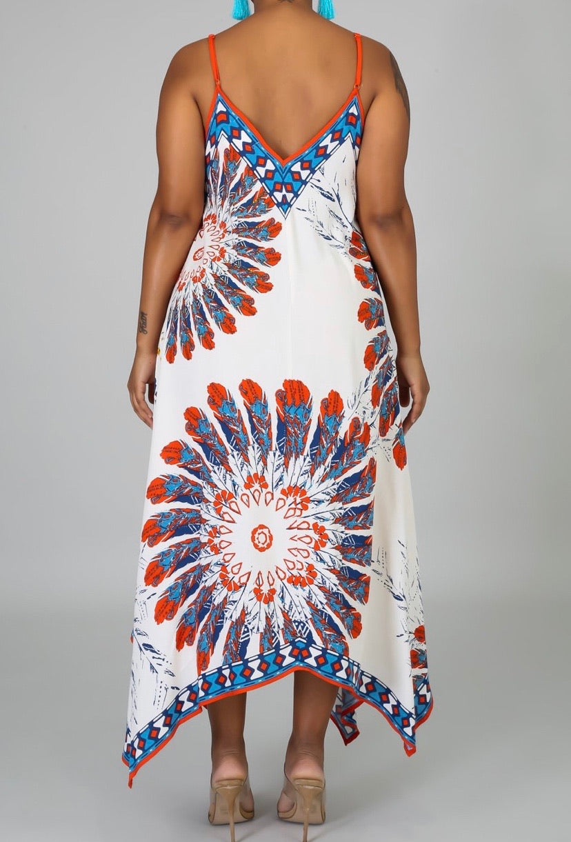 SUMMER VIBES MIDI DRESS (PRE-ORDER) - Tamaracloset