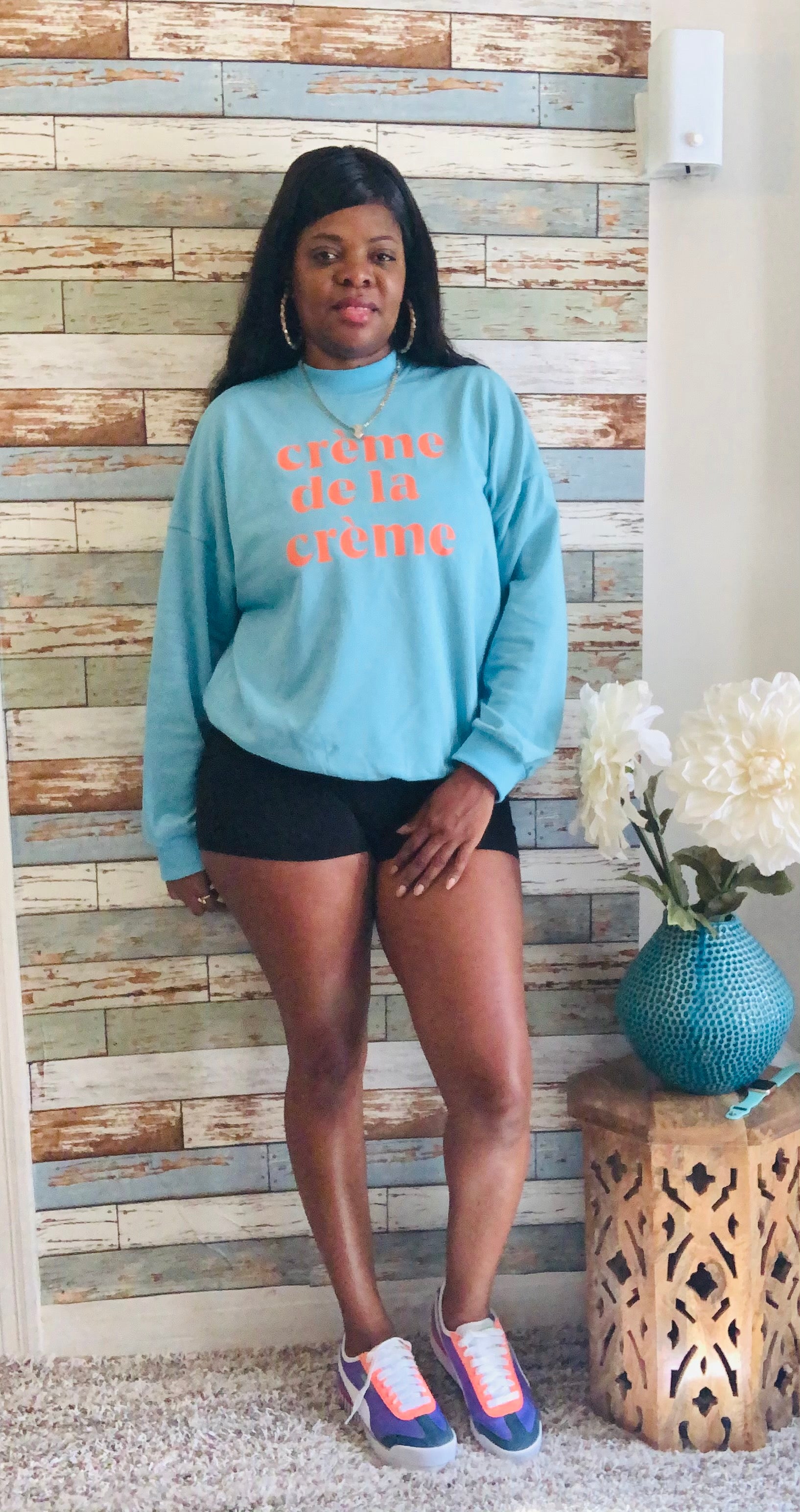 Creme Del La Creme Oversized Sweatshirt