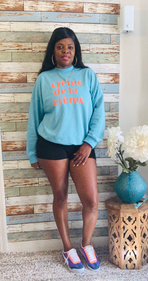 Creme Del La Creme Oversized Sweatshirt