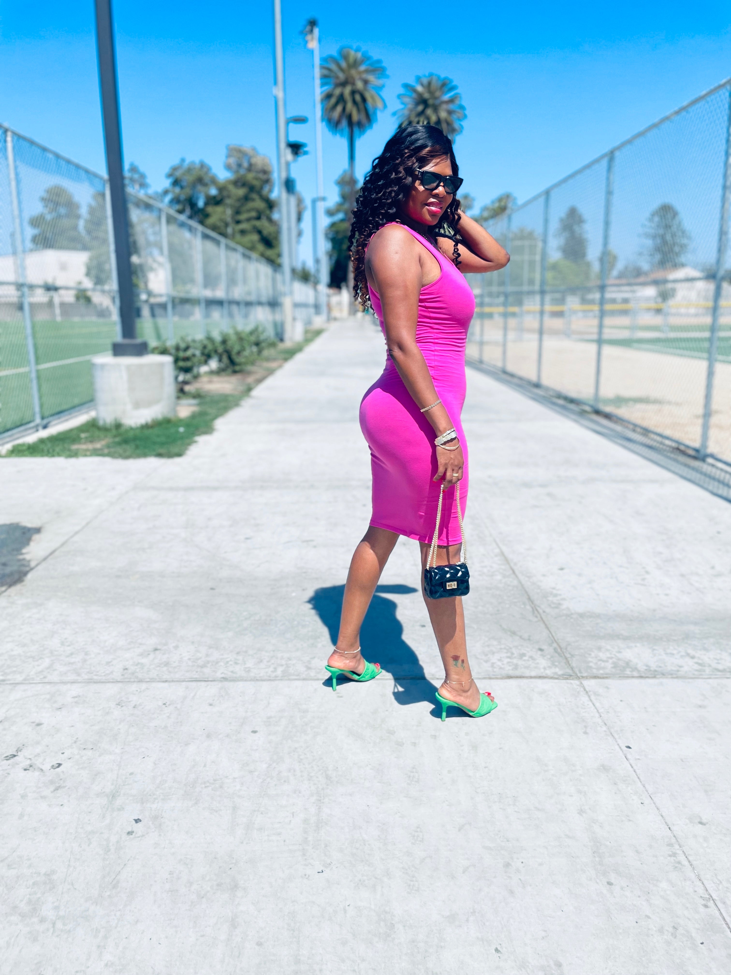 Gia Dress in pink