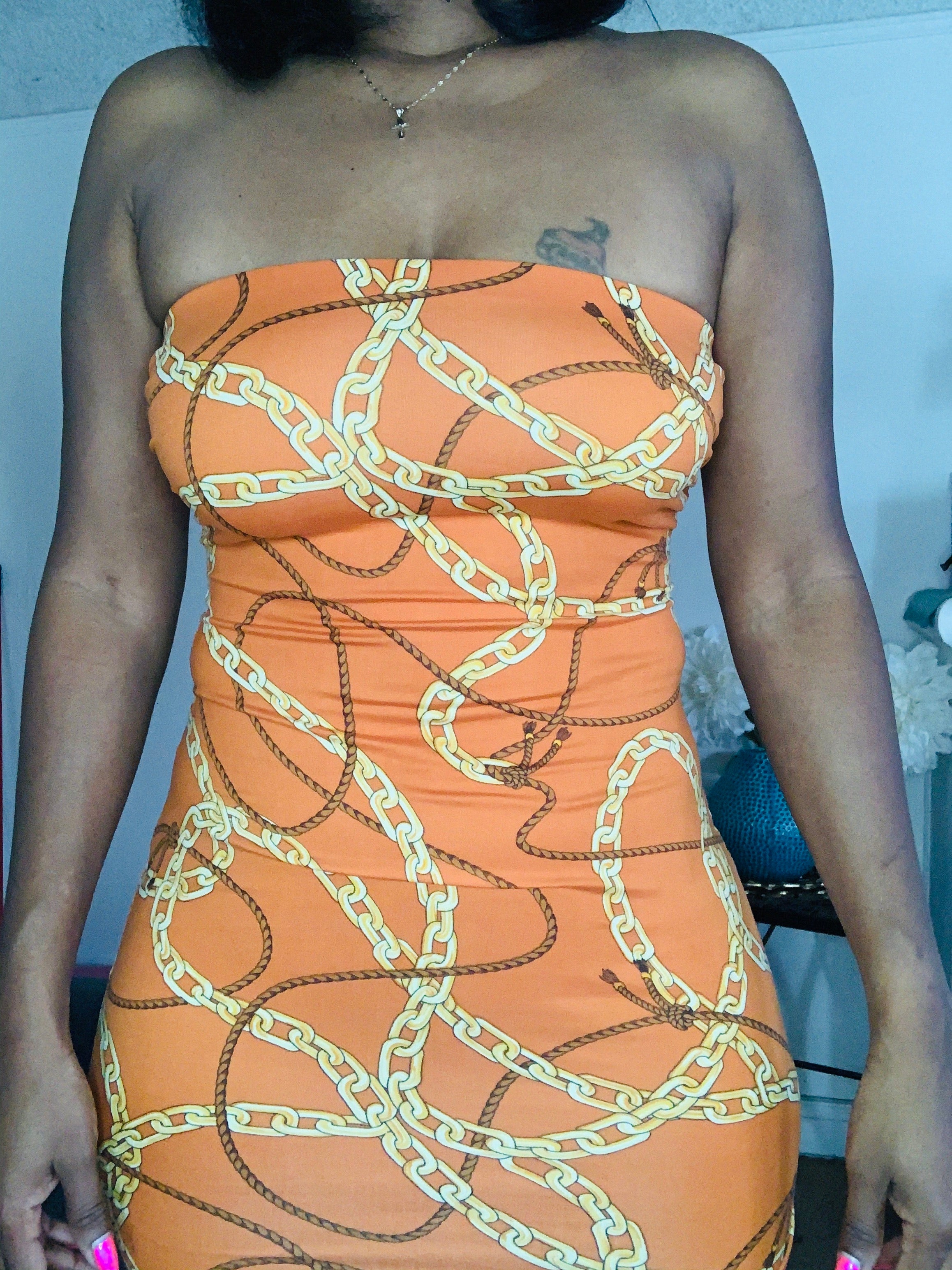 CHAIN REACTION TUBE DRESS - Tamaracloset