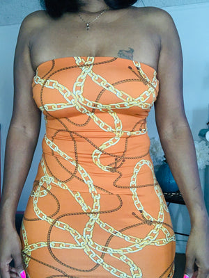 CHAIN REACTION TUBE DRESS - Tamaracloset