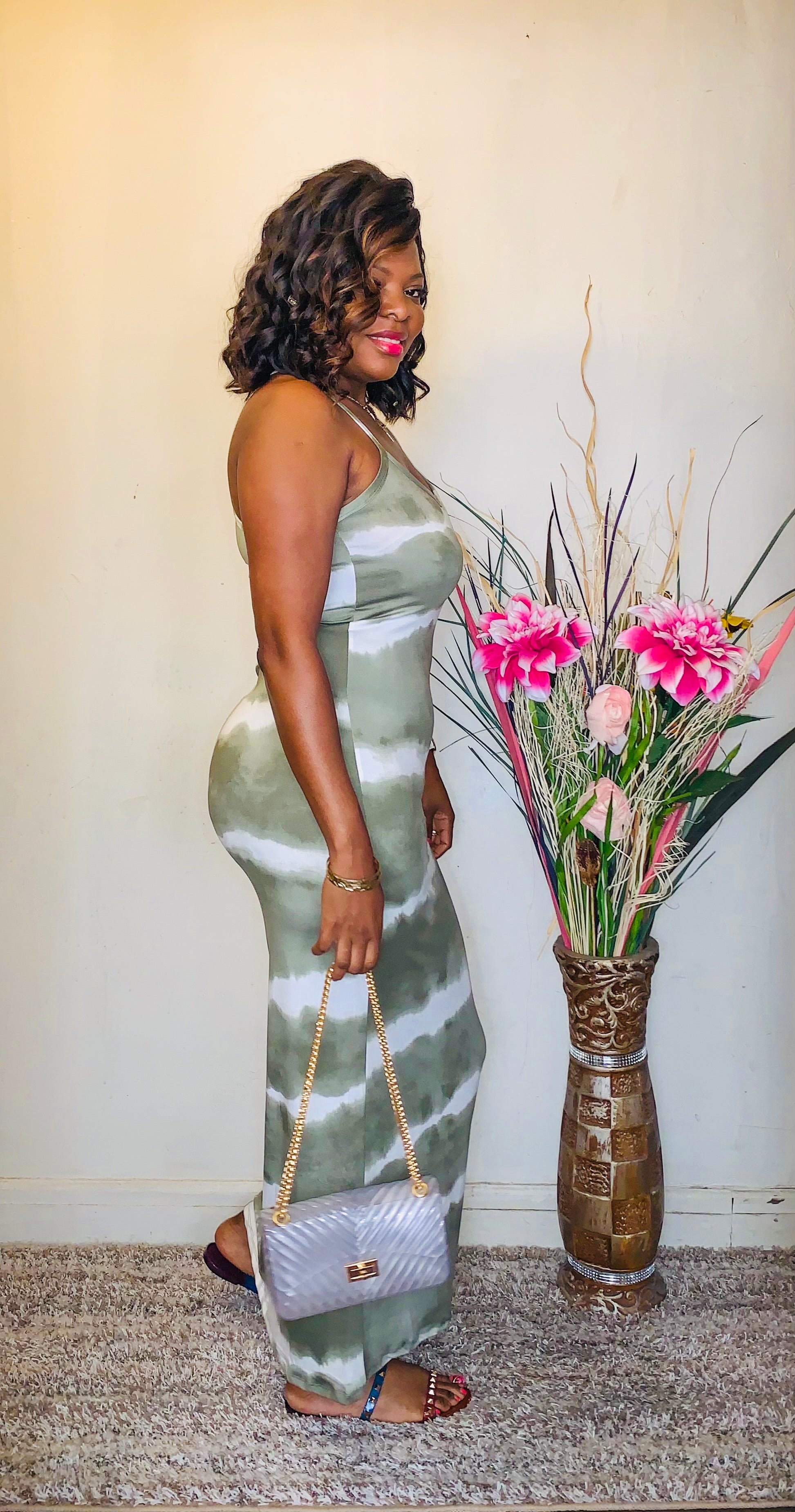 Olive Maxi Dress
