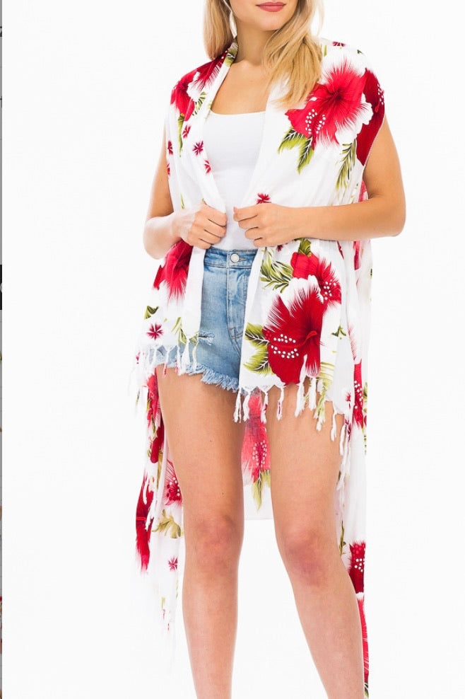 HIBISCUS CARDIGAN